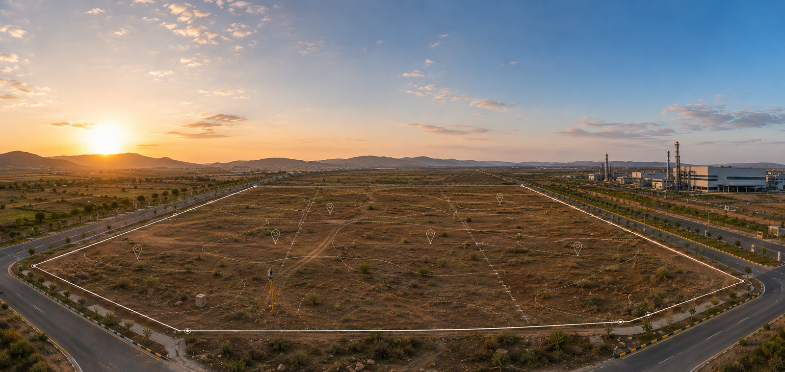 Industrial land identification